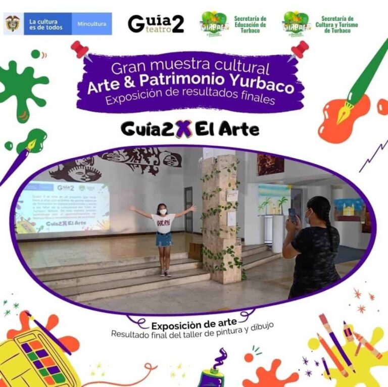 Guia2 por el Arte, un proyecto cultural de gran valor para la comunidad infantil de Turbaco