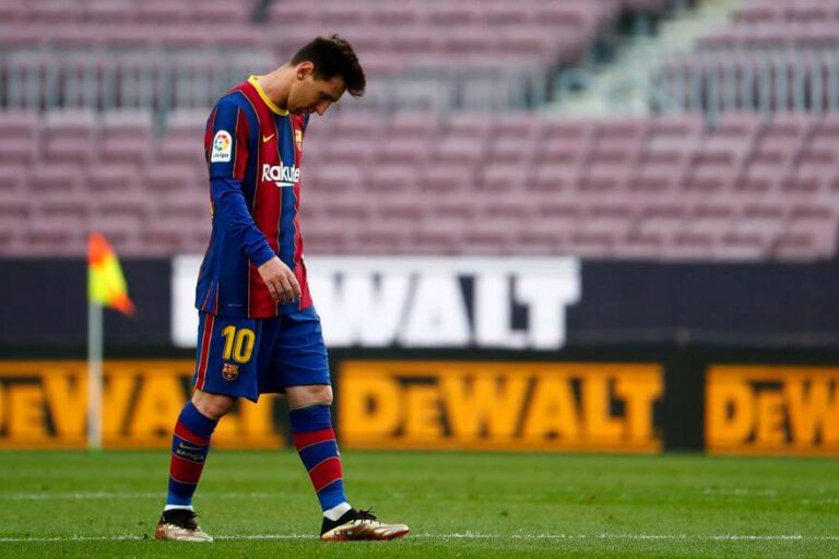 El gran Leo Messi se despide del Barcelona.