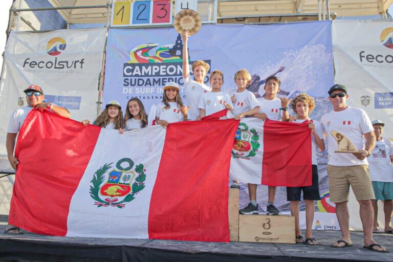 Perú, campeón del Suramericano de Surfing Infantil